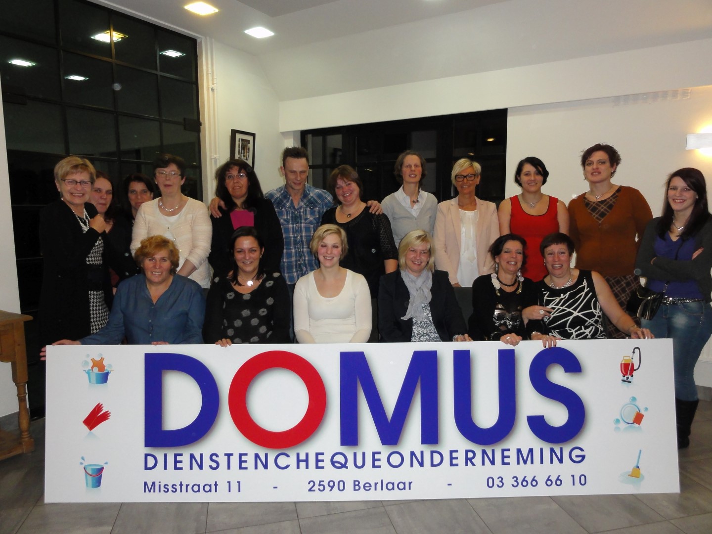 Domus Dienstencheques Berlaar Team Foto 2015